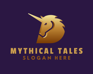 Unicorn Mythical Creature logo design