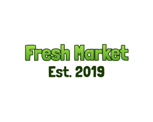 Market - Vegan Salad Market logo design