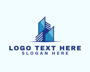 Accommodation - Building Real Estate Property logo design