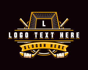 League - Hockey Sports League logo design