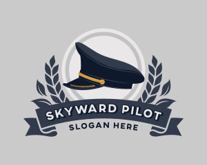 Pilot Cap Uniform logo design