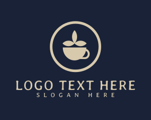 Tearoom - Organic Coffee Cafe logo design