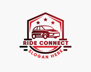 Car Rideshare Transportation logo design