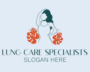 Skin Care Cosmetic Girl logo design