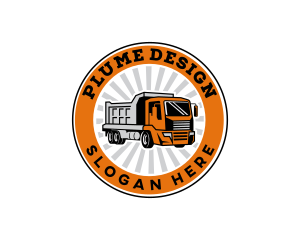 Trucking Logistics Transport Logo