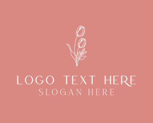 Flower Shop - Elegant Feminine Flower logo design