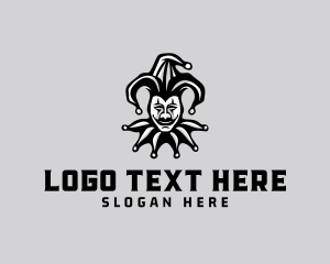 Drama - Clown Joker Jester logo design