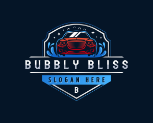 Automotive Vehicle Cleaning logo design