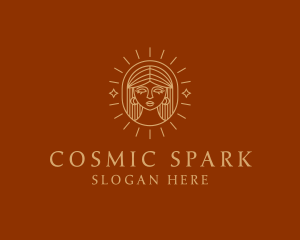 Magical Cosmic Lady logo design