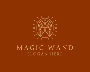 Magical Cosmic Lady logo design