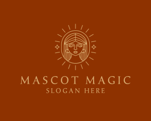 Magical Cosmic Lady logo design