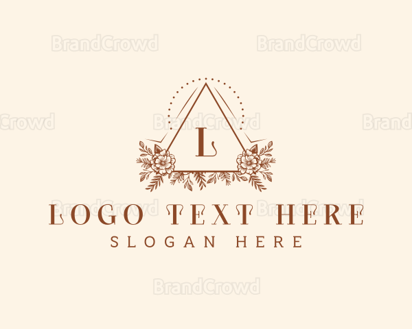 Floral Pyramid Bouquet Logo