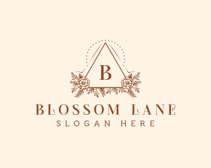 Bouquet - Floral Pyramid Bouquet logo design