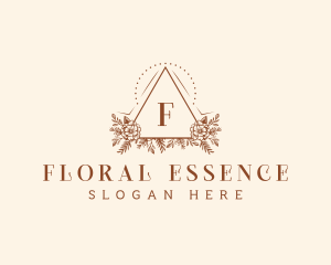 Bouquet - Floral Pyramid Bouquet logo design