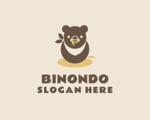 Honey - Honey Bear Bib logo design