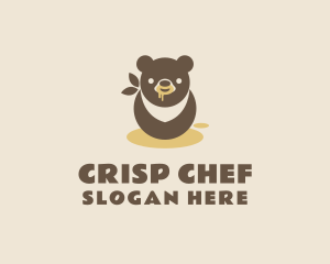 Honey Bear Bib logo design