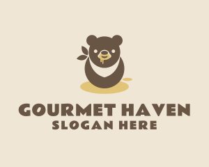 Honey Bear Bib logo design