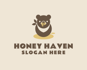 Honey Bear Bib logo design