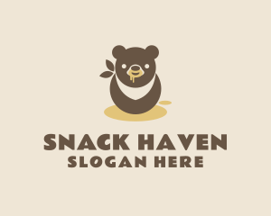 Honey Bear Bib logo design