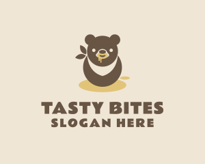 Honey Bear Bib logo design