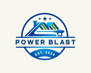 Power Washer Cleaning logo design