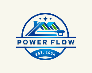 Power Washer Cleaning logo design