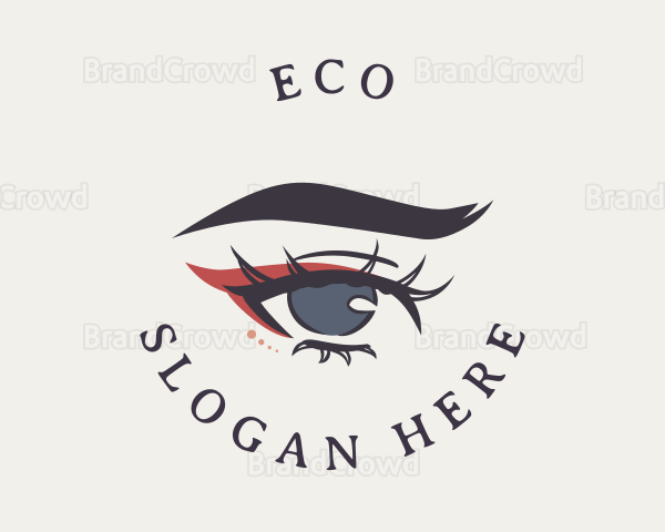 Retro Glam Eyelashes Logo