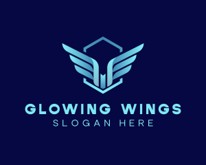 Bird Wings Angel logo design