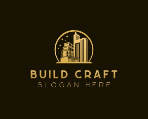 Skyscraper Building Property logo design