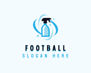 Cleaning Spray Bottle Logo