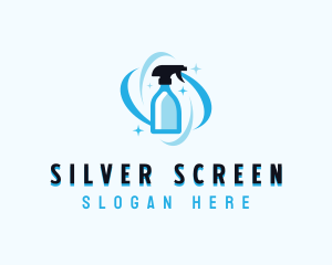 Housekeeper - Cleaning Spray Bottle logo design