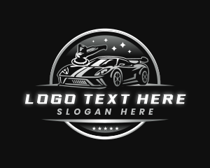 Garage - Automobile Car Polish Detailing logo design