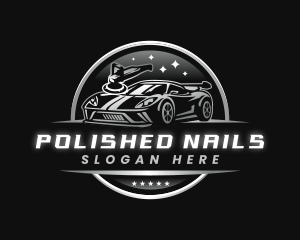 Automobile Car Polish Detailing logo design