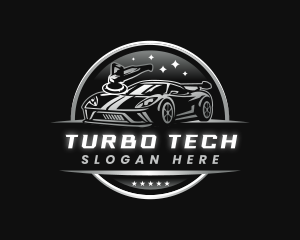 Automobile Car Polish Detailing logo design