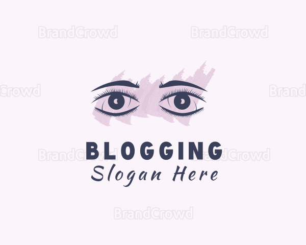 Watercolor Woman Eye Logo