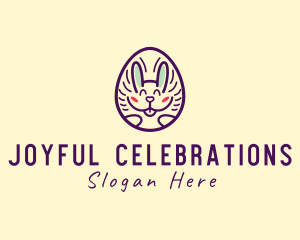 Festivity - Happy Bunny Egg logo design