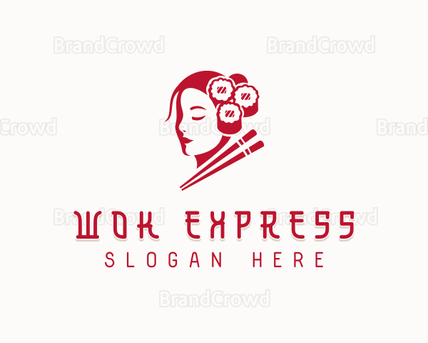 Sushi Restaurant Dining Logo