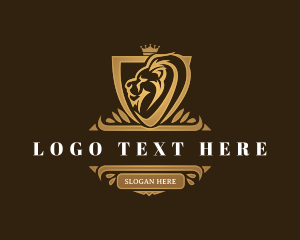 Corporate - Elegant Lion Shield logo design