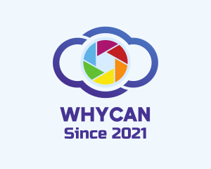 Digital Camera - Colorful Cloud Camera logo design