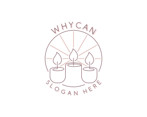 Decor - Candle Wellness Decoration logo design