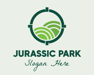 Nature Park Target logo design