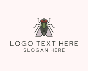 Red Insect - Bug Pest Control logo design