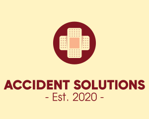 Accident - Medical Adhesive Bandage logo design