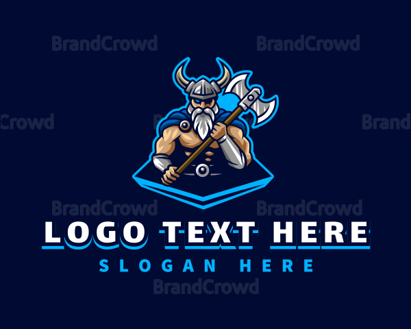 Viking God Odin Logo