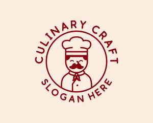 Cooking Class - Happy Restaurant Chef logo design