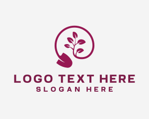 Landscaping Garden Shovel Logo