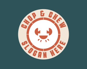 Crab Seafood Restaurant Logo