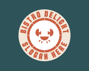 Crab Seafood Restaurant logo design