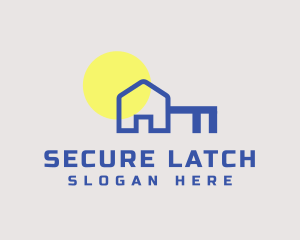 Latch - Home Key Locksmith logo design