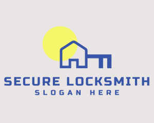 Locksmith - Home Key Locksmith logo design